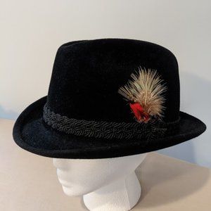 Vintage Stetson Sovereign Fedora Black Velvet